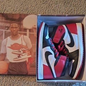 Nike Air Jordan 1 High Red Black White Sneakers